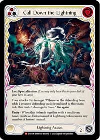 Call Down the Lightning - Dusk till Dawn - Flesh and Blood TCG card