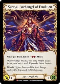Figment of Erudition // Suraya, Archangel of Erudition - Dusk till Dawn - Flesh and Blood TCG card