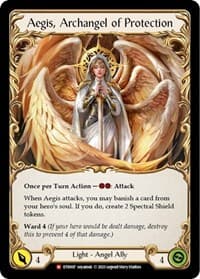 Figment of Protection // Aegis, Archangel of Protection - Dusk till Dawn - Flesh and Blood TCG card