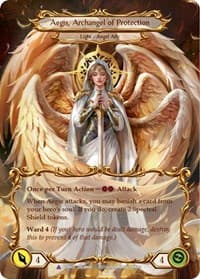 Figment of Protection // Aegis, Archangel of Protection (Marvel) - Dusk till Dawn - Flesh and Blood TCG card