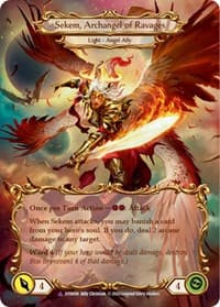 Figment of Ravages // Sekem, Archangel of Ravages (Marvel) - Dusk till Dawn - Flesh and Blood TCG card
