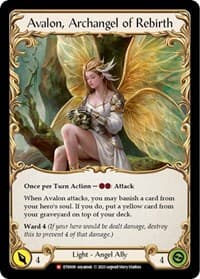 Figment of Rebirth // Avalon, Archangel of Rebirth - Dusk till Dawn - Flesh and Blood TCG card