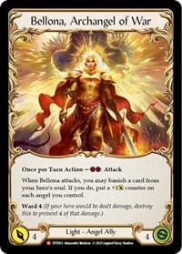 Figment of War // Bellona, Archangel of War - Dusk till Dawn - Flesh and Blood TCG card