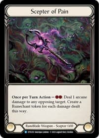 Scepter of Pain - Dusk till Dawn - Flesh and Blood TCG card