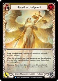 Herald of Judgment - Dusk till Dawn - Flesh and Blood TCG card