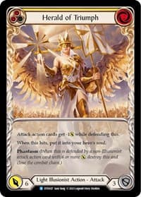 Herald of Triumph (Yellow) - Dusk till Dawn - Flesh and Blood TCG card