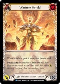 Wartune Herald (Yellow) - Dusk till Dawn - Flesh and Blood TCG card