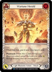 Wartune Herald (Blue) - Dusk till Dawn - Flesh and Blood TCG card