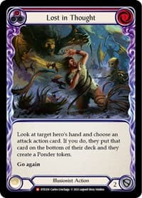 Lost in Thought - Dusk till Dawn - Flesh and Blood TCG card