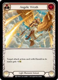 Angelic Wrath (Red) - Dusk till Dawn - Flesh and Blood TCG card