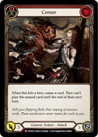Censor - Dusk till Dawn - Flesh and Blood TCG card