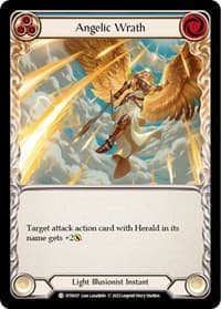Angelic Wrath (Blue) - Dusk till Dawn - Flesh and Blood TCG card