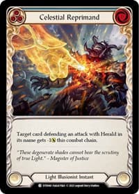 Celestial Reprimand (Blue) - Dusk till Dawn - Flesh and Blood TCG card