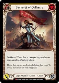 Banneret of Gallantry - Dusk till Dawn - Flesh and Blood TCG card