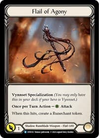 Flail of Agony - Dusk till Dawn - Flesh and Blood TCG card