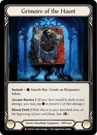Grimoire of the Haunt - Dusk till Dawn - Flesh and Blood TCG card