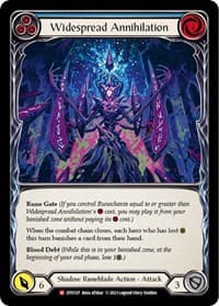 Widespread Annihilation - Dusk till Dawn - Flesh and Blood TCG card