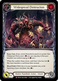 Widespread Destruction - Dusk till Dawn - Flesh and Blood TCG card