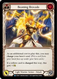 Beaming Bravado (Red) - Dusk till Dawn - Flesh and Blood TCG card