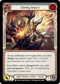 Glaring Impact (Blue) - Dusk till Dawn - Flesh and Blood TCG card