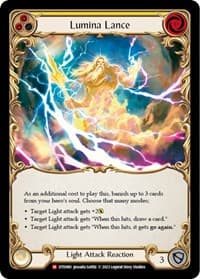 Lumina Lance - Dusk till Dawn - Flesh and Blood TCG card