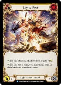 Lay to Rest (Yellow) - Dusk till Dawn - Flesh and Blood TCG card