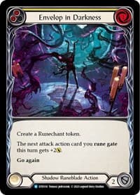 Envelop in Darkness (Yellow) - Dusk till Dawn - Flesh and Blood TCG card
