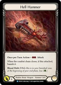 Hell Hammer - Dusk till Dawn - Flesh and Blood TCG card