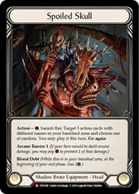 Spoiled Skull - Dusk till Dawn - Flesh and Blood TCG card