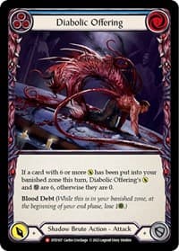 Diabolic Offering - Dusk till Dawn - Flesh and Blood TCG card
