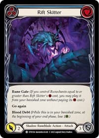 Rift Skitter (Blue) - Dusk till Dawn - Flesh and Blood TCG card