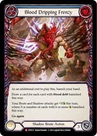 Blood Dripping Frenzy - Dusk till Dawn - Flesh and Blood TCG card