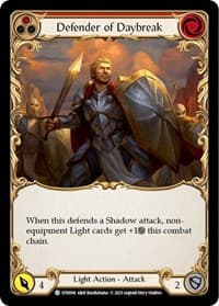Defender of Daybreak (Red) - Dusk till Dawn - Flesh and Blood TCG card