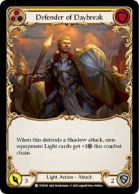 Defender of Daybreak (Yellow) - Dusk till Dawn - Flesh and Blood TCG card