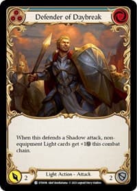 Defender of Daybreak (Blue) - Dusk till Dawn - Flesh and Blood TCG card