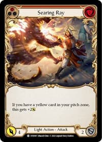 Searing Ray (Red) - Dusk till Dawn - Flesh and Blood TCG card