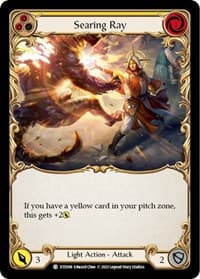 Searing Ray (Yellow) - Dusk till Dawn - Flesh and Blood TCG card