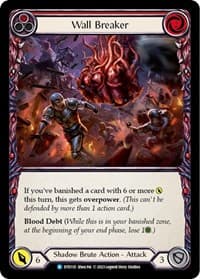 Wall Breaker (Red) - Dusk till Dawn - Flesh and Blood TCG card