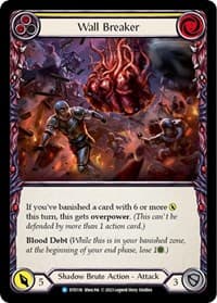 Wall Breaker (Yellow) - Dusk till Dawn - Flesh and Blood TCG card