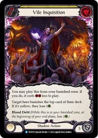 Vile Inquisition (Yellow) - Dusk till Dawn - Flesh and Blood TCG card