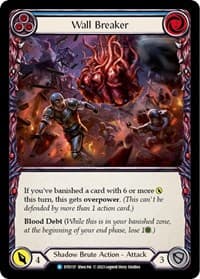 Wall Breaker (Blue) - Dusk till Dawn - Flesh and Blood TCG card