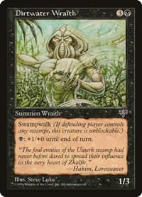 Dirtwater Wraith - Mirage - Magic: The Gathering card