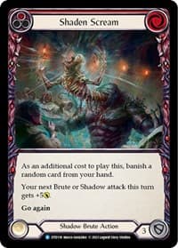 Shaden Scream (Red) - Dusk till Dawn - Flesh and Blood TCG card