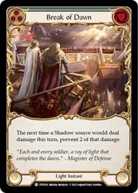 Break of Dawn (Blue) - Dusk till Dawn - Flesh and Blood TCG card