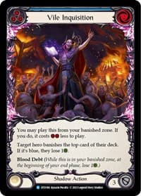Vile Inquisition (Blue) - Dusk till Dawn - Flesh and Blood TCG card