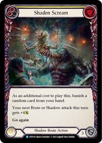 Shaden Scream (Yellow) - Dusk till Dawn - Flesh and Blood TCG card