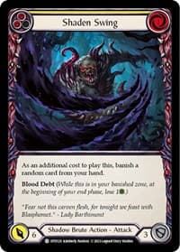 Shaden Swing (Yellow) - Dusk till Dawn - Flesh and Blood TCG card