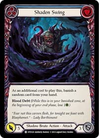 Shaden Swing (Blue) - Dusk till Dawn - Flesh and Blood TCG card
