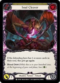 Soul Cleaver (Yellow) - Dusk till Dawn - Flesh and Blood TCG card