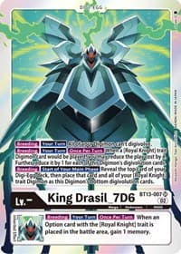King Drasil_7D6 - Versus Royal Knights - Digimon Card Game card